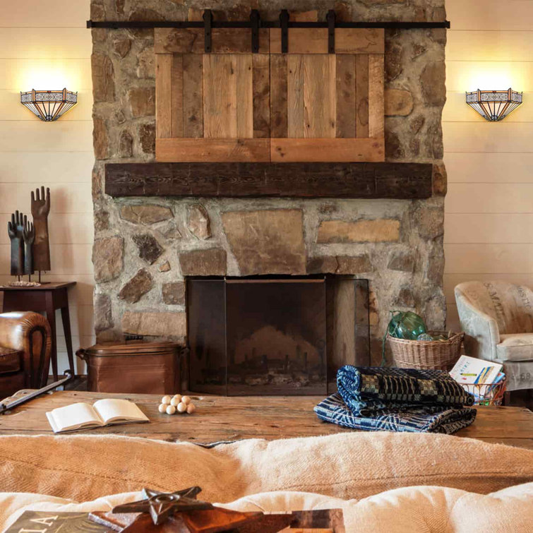 Darby Home Co Divij Glass Corner Wall Light Wayfair Canada